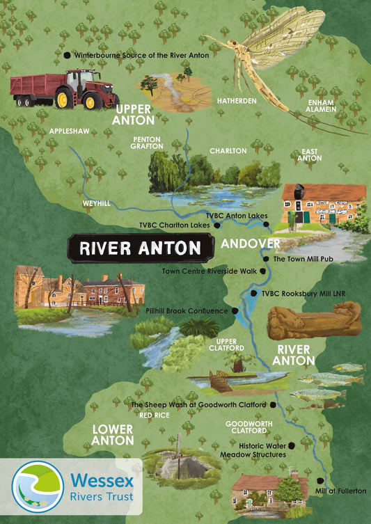 Illustrated map