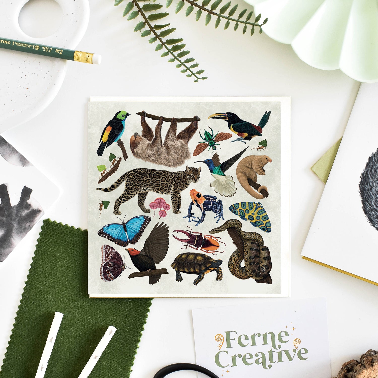 Amazon wildlife card