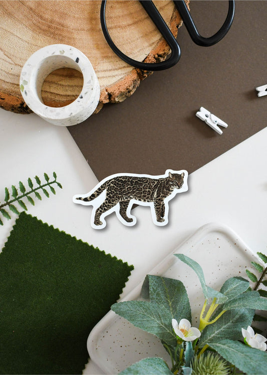 Ocelot Vinyl Sticker