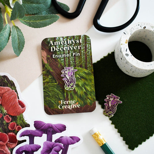 Amethyst Deceiver Enamel Pin