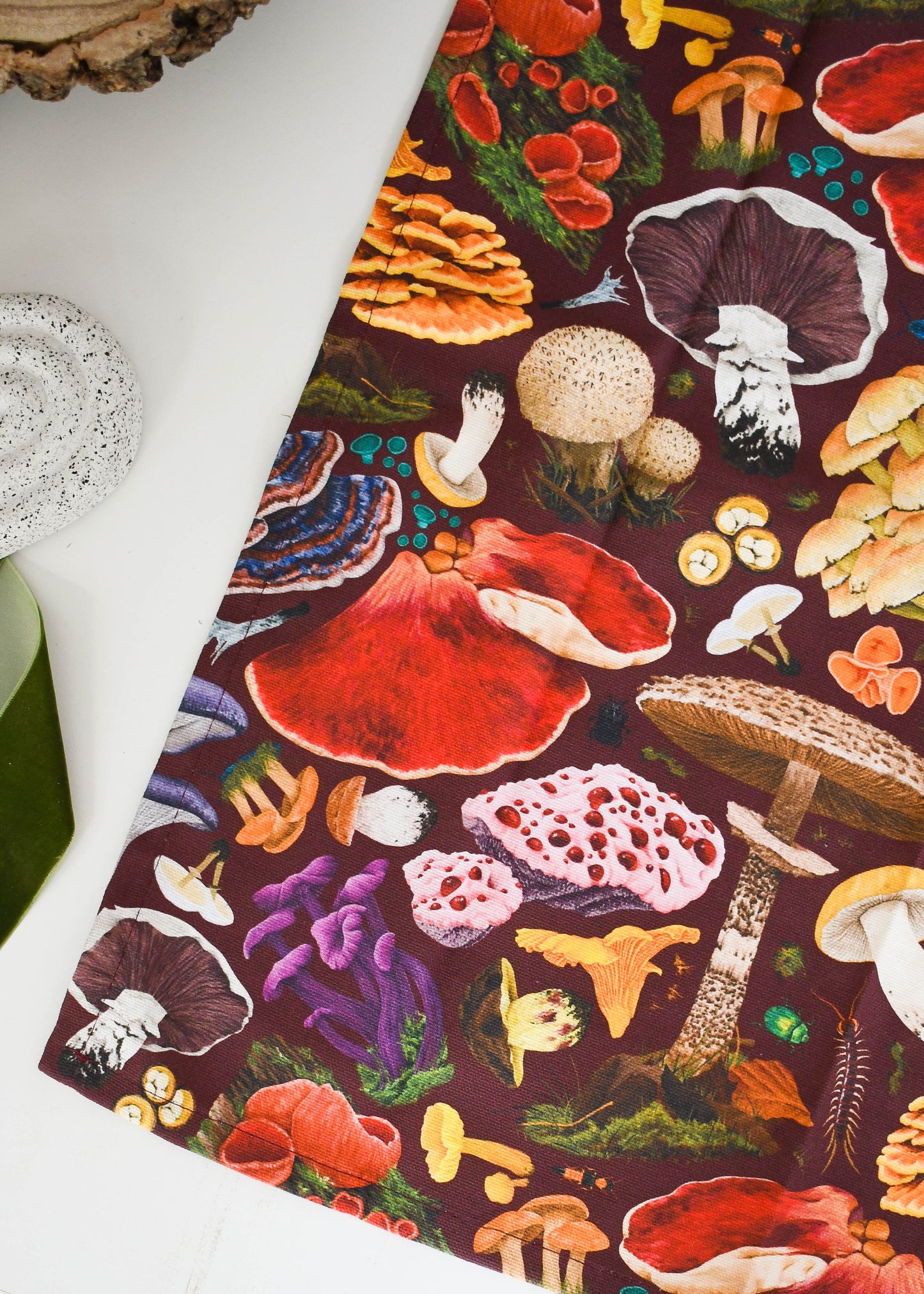 Fungi Tea Towel with Hanging Loop