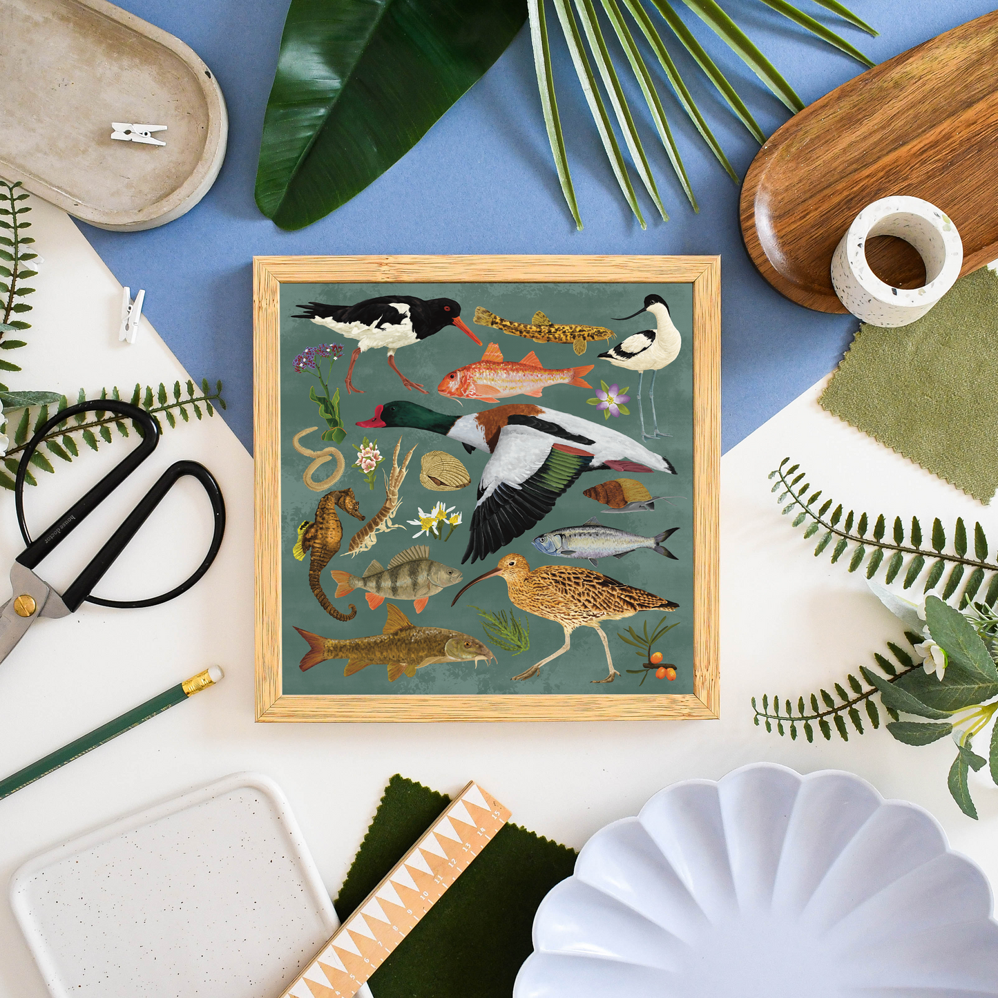 Estuary Wildlife Print