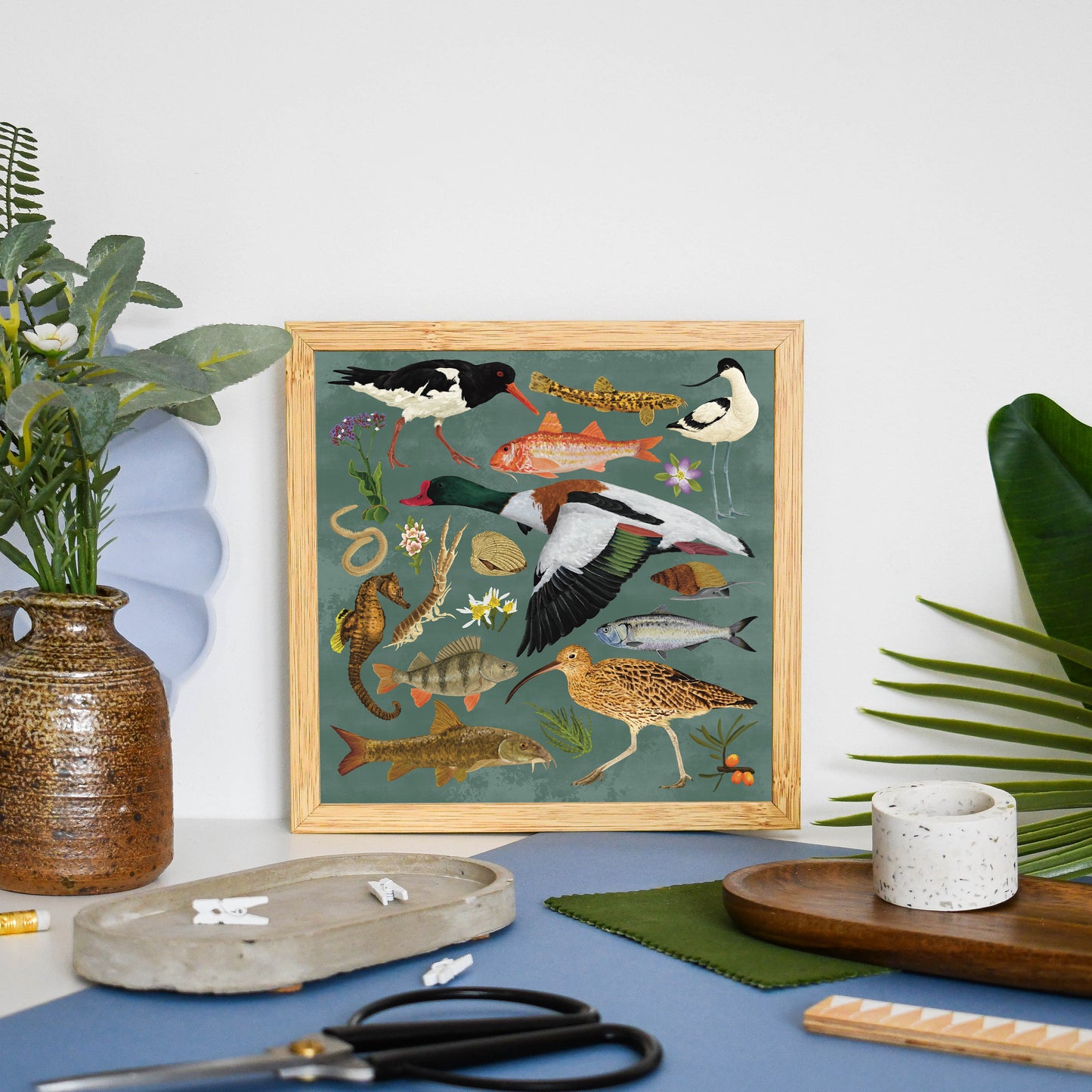 Estuary Wildlife Print