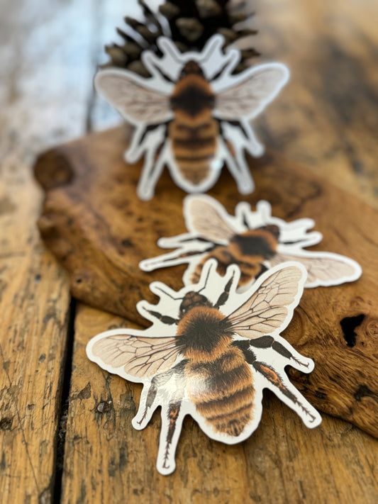 Great Yellow Bumblebee Sticker