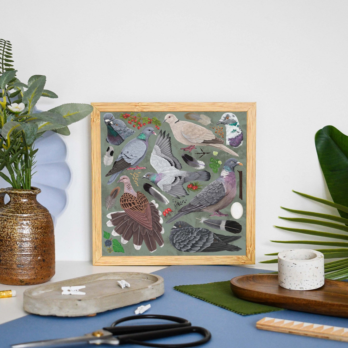 Pigeons and Doves Print