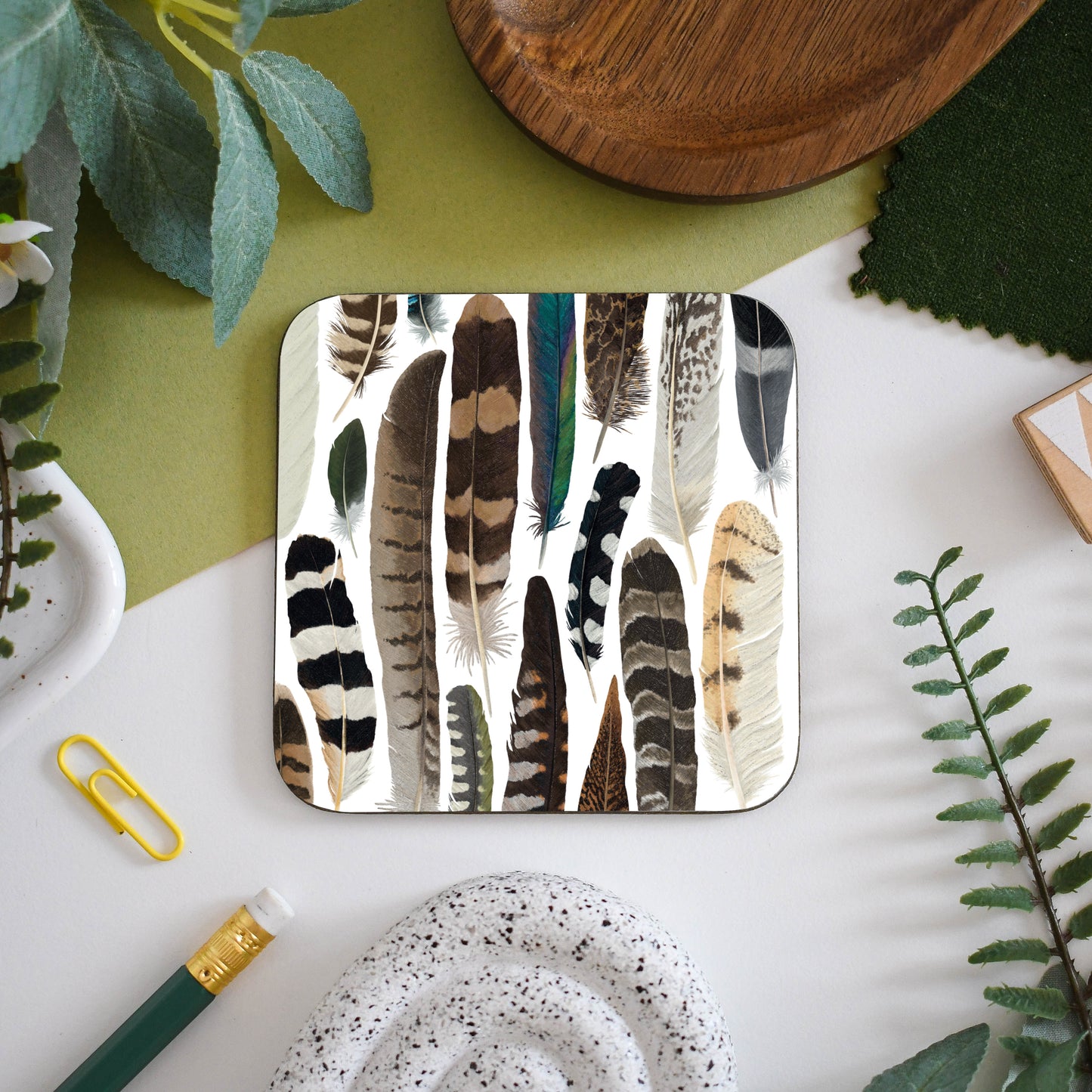 Illustrated Coaster Bundle of 4