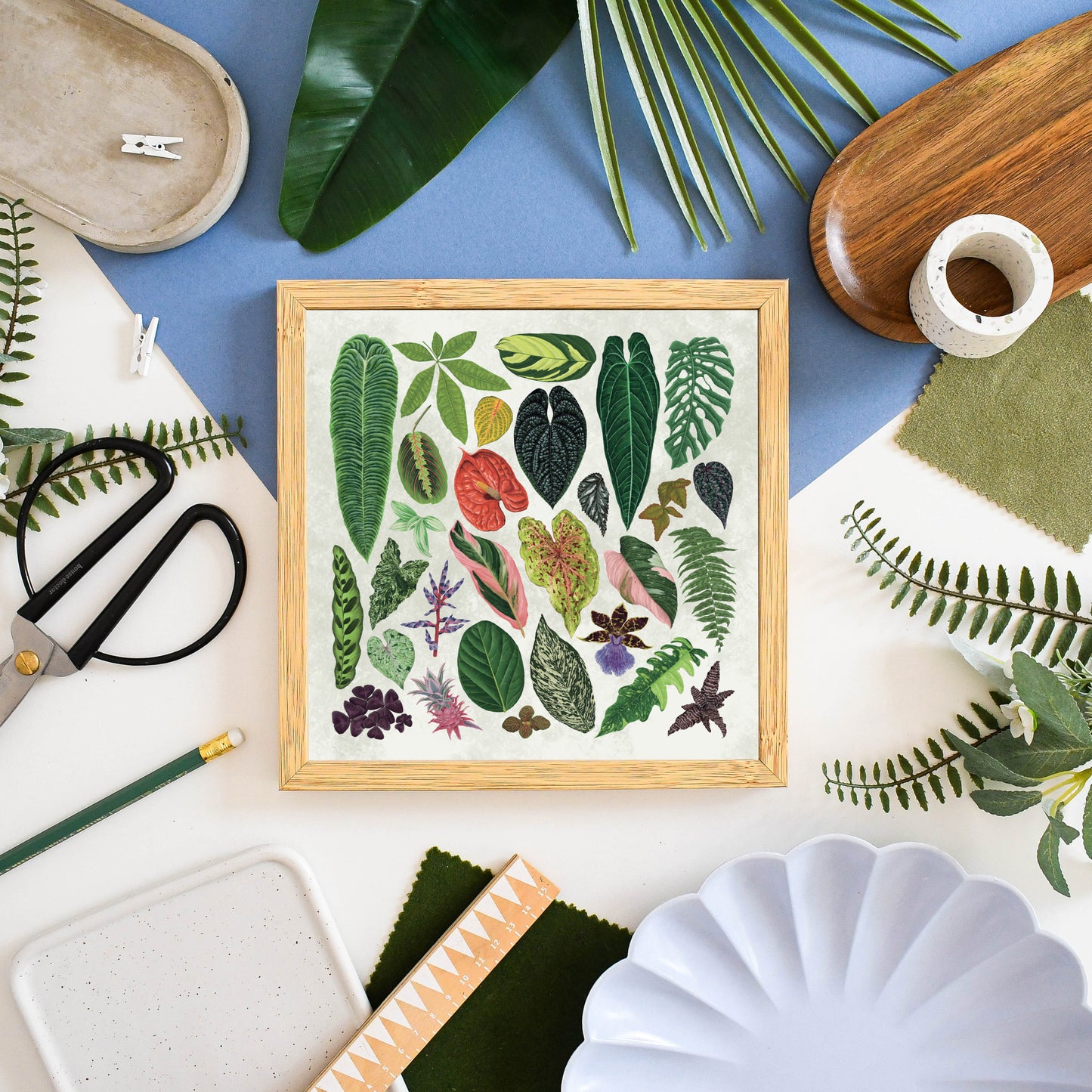 Tropical Houseplant Print