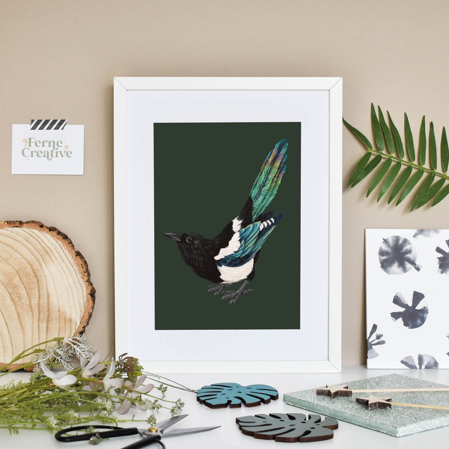 Eurasian Magpie Print