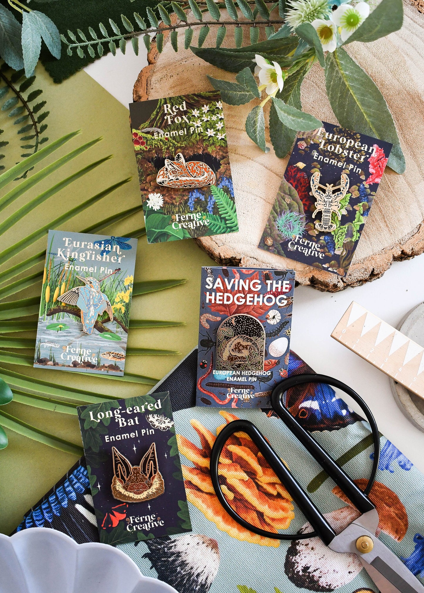 Kingfisher Hard Enamel Pin