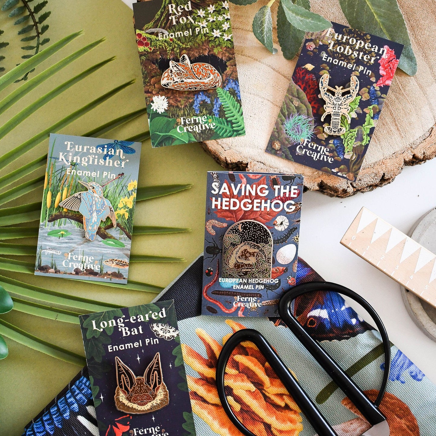 Long-eared Bat Enamel Pin