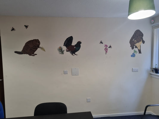 Bringing the Wild Indoors: Designing Wildlife Decals for The Royal Zoological Society of Scotland