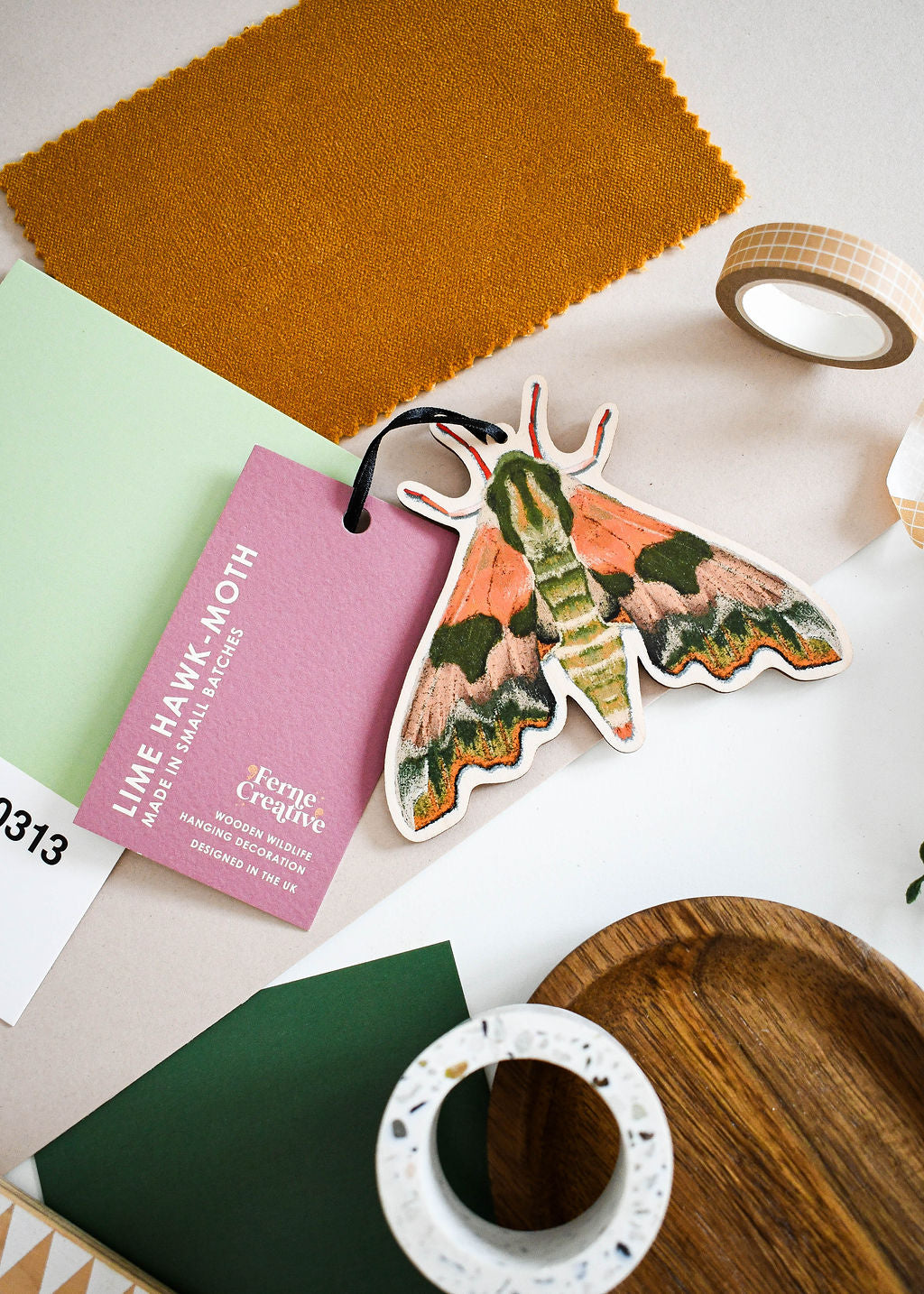 Bug & Insect Wooden Decorations – Moths, Butterflies & More