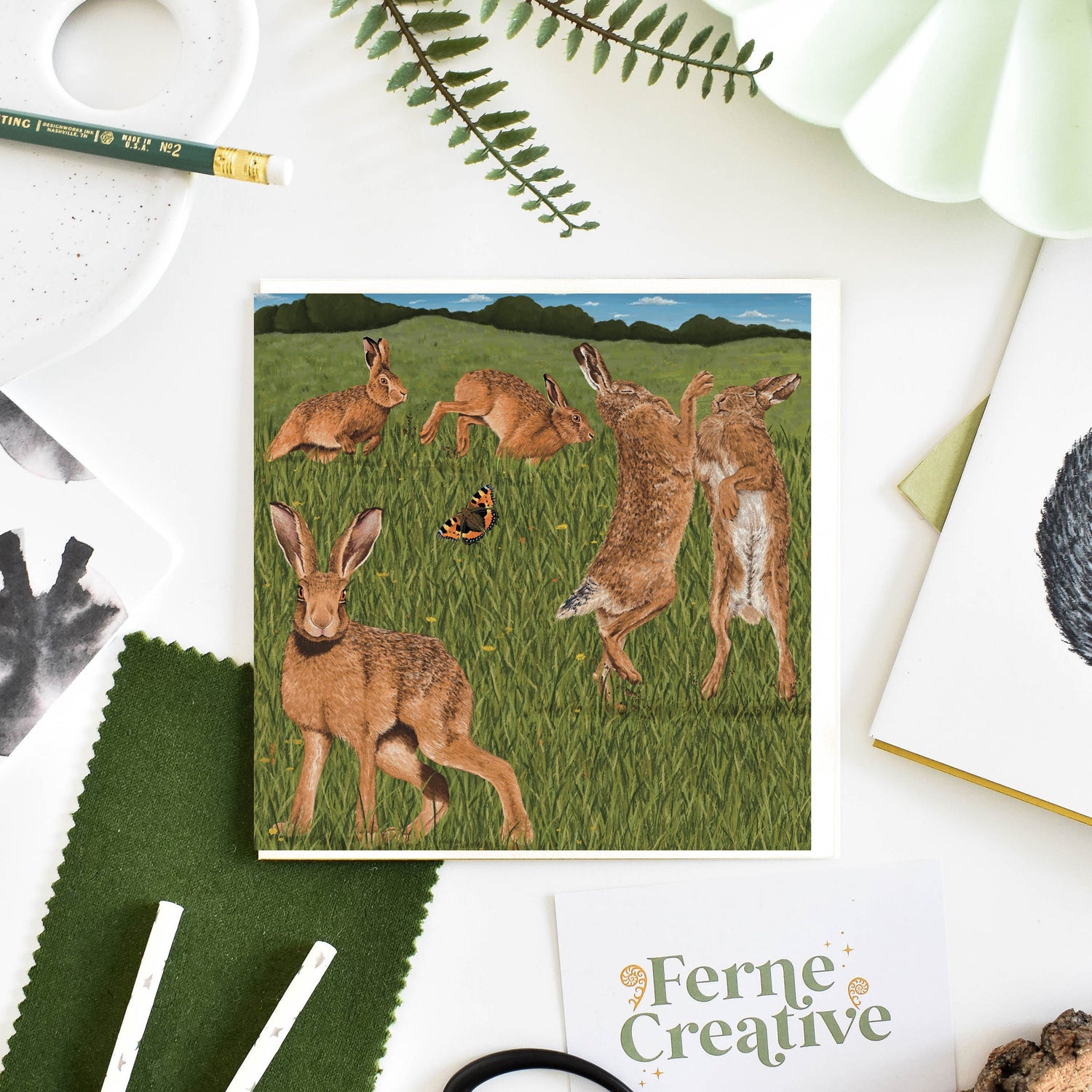 Blank Illustrated Cards – British Wildlife & Nature Designs