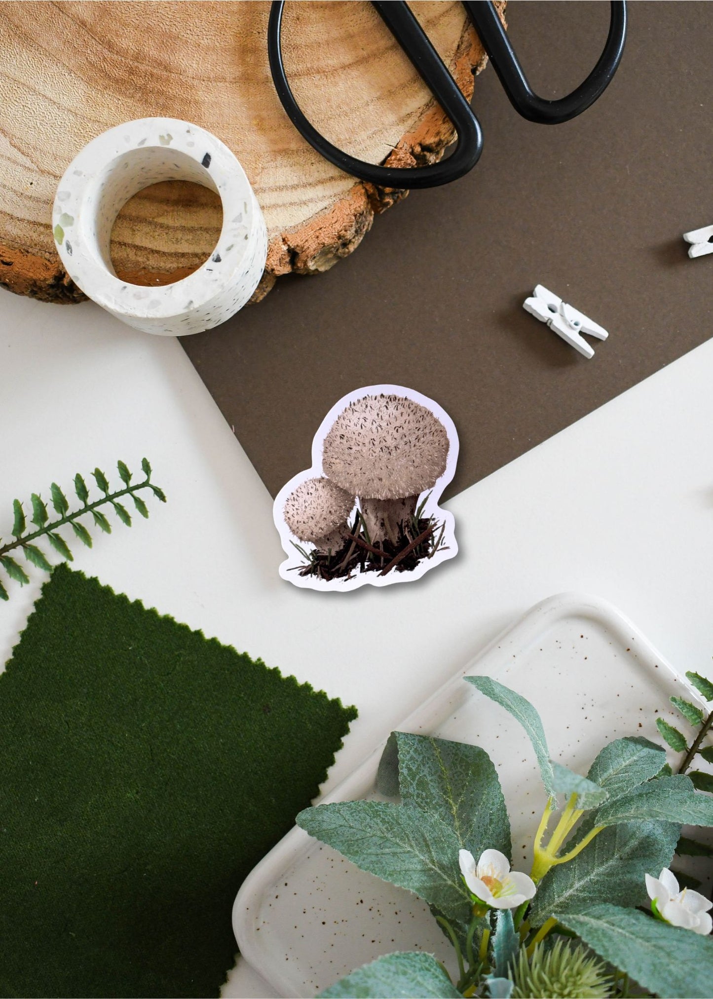 Puffball Mushroom Sticker