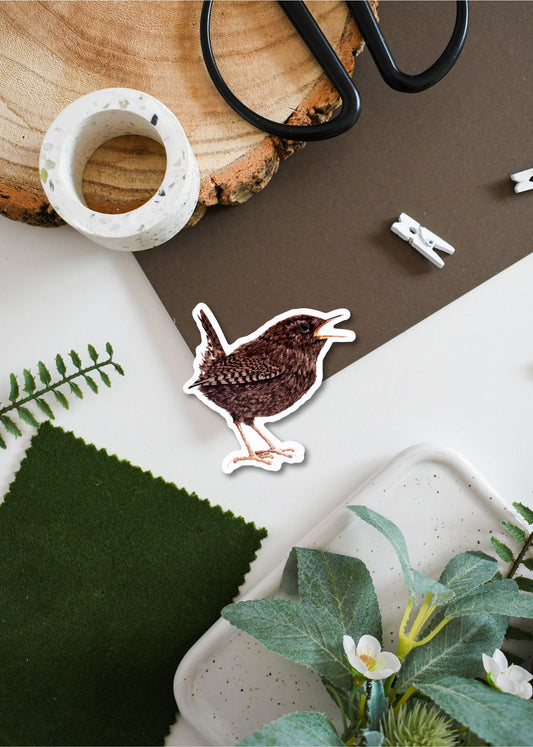 Wren Vinyl Sticker