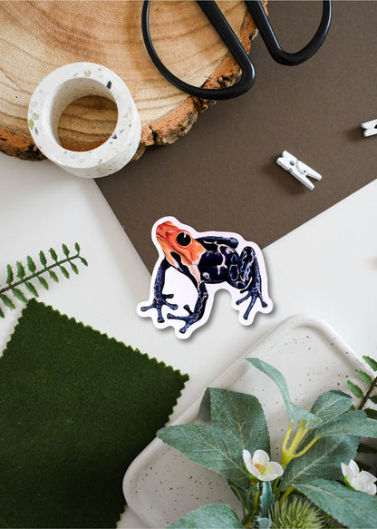 Amazon poison frog Vinyl Sticker