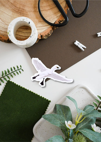 Bewick Swan Vinyl Sticker