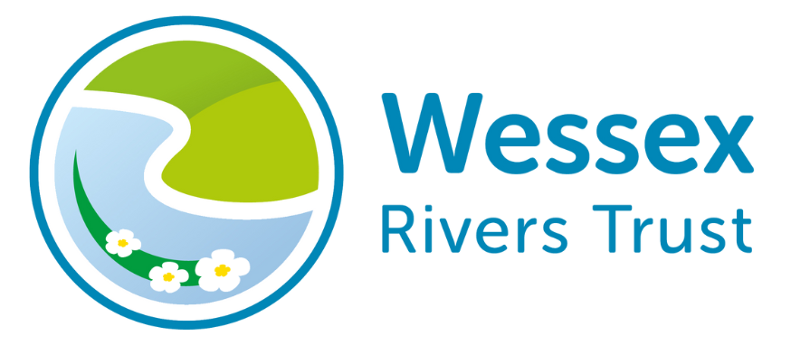 Wessex Rivers Trust logo with a stylized river and green landscape on a white background