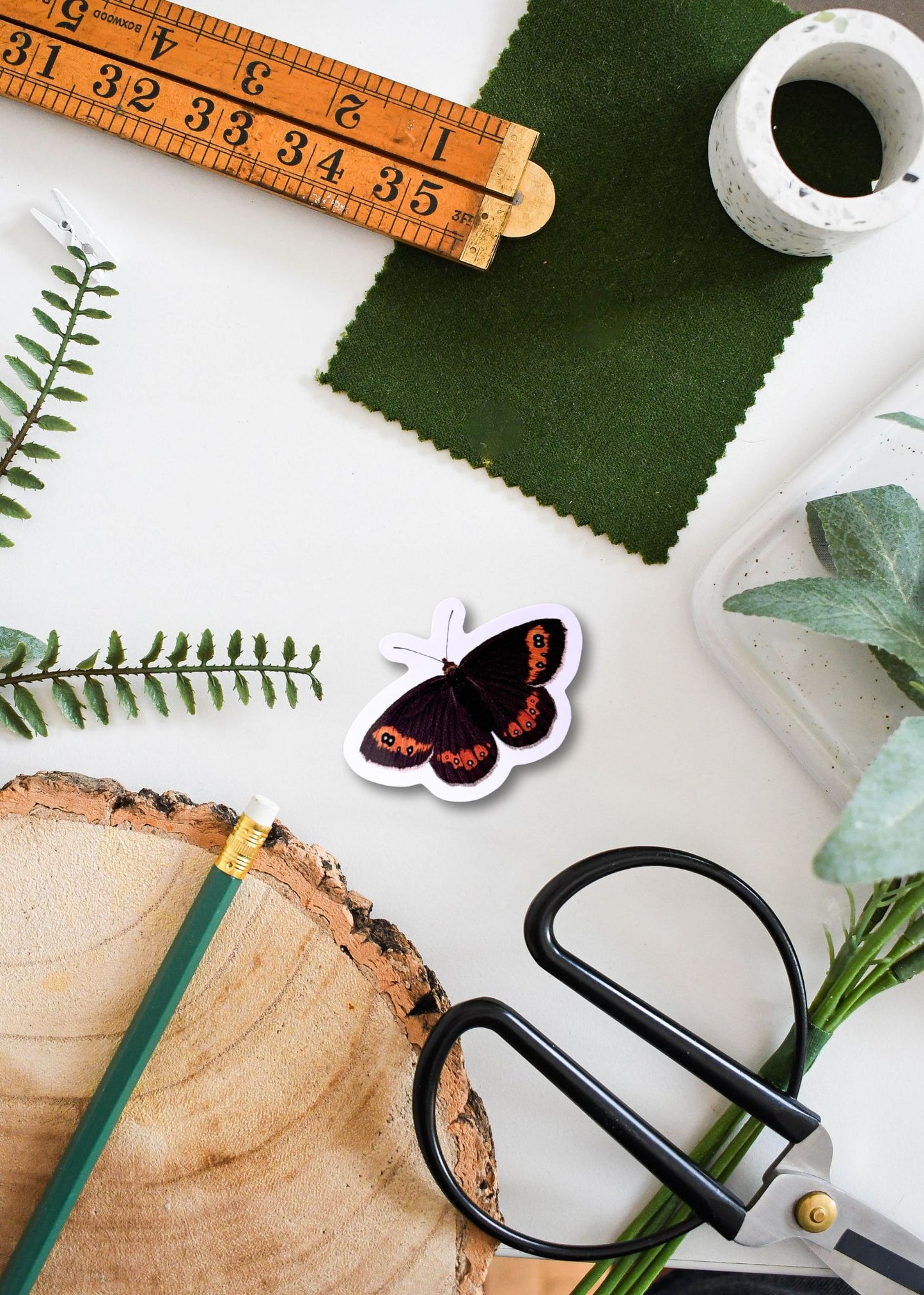 British Butterfly Vinyl Sticker Bundle