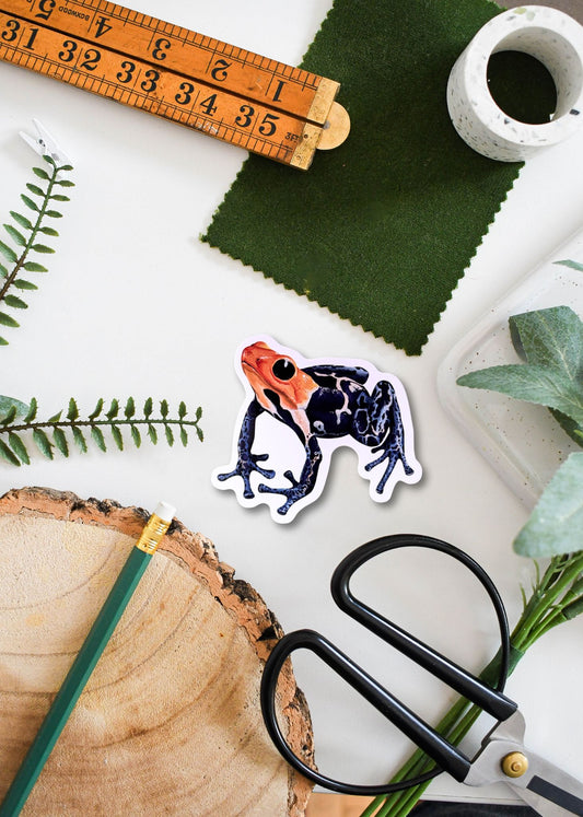 Amazon poison frog Vinyl Sticker