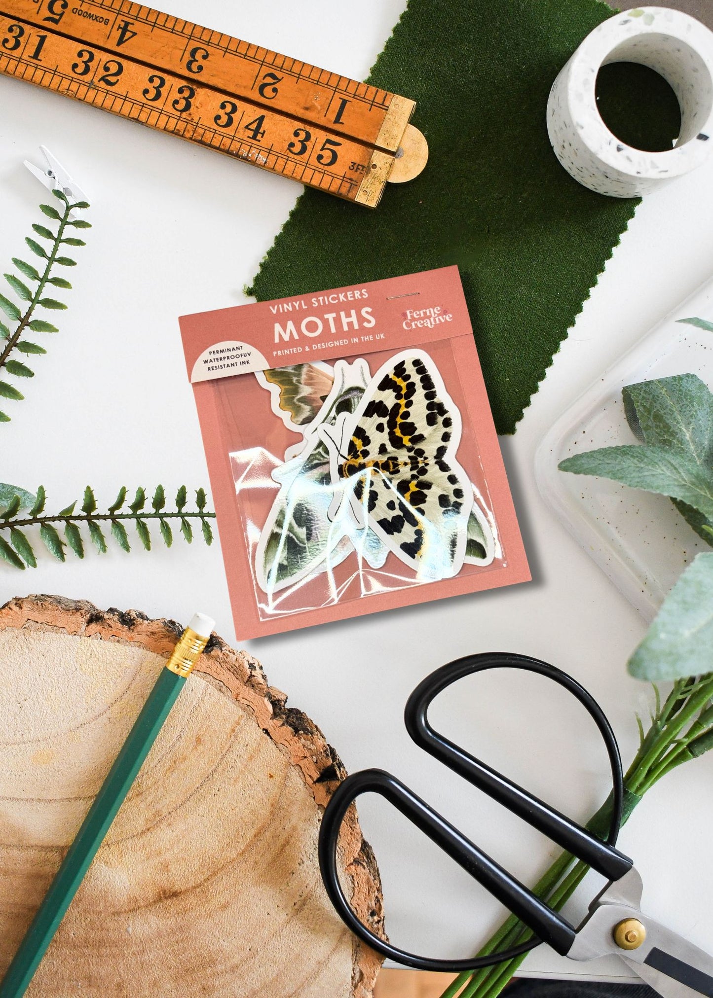 British Moth Vinyl Sticker Bundle