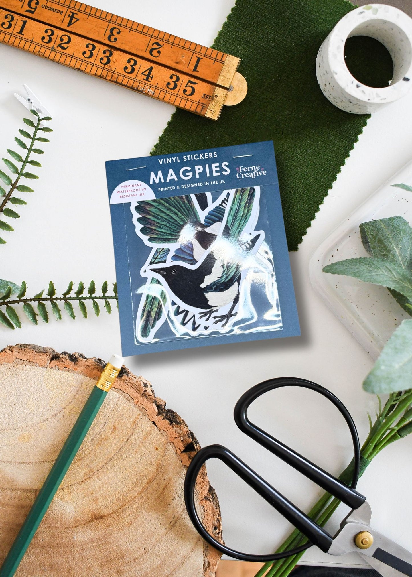 Elster Vinyl-Aufkleber-Paket 