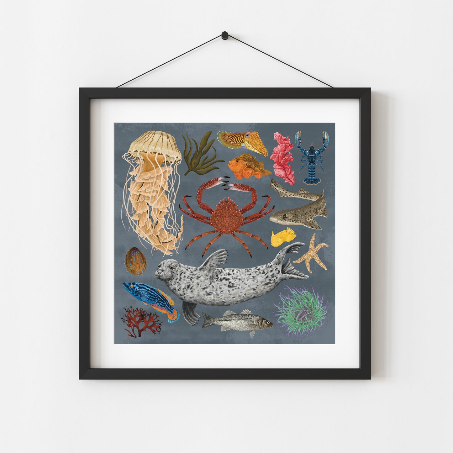 Kelp Forest Wildlife Print