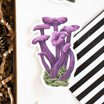 Amethyst Deceiver Mushroom Sticker