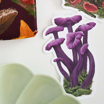 Amethyst Deceiver Mushroom Sticker