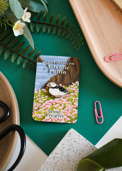 Atlantic Puffin Enamel Pin