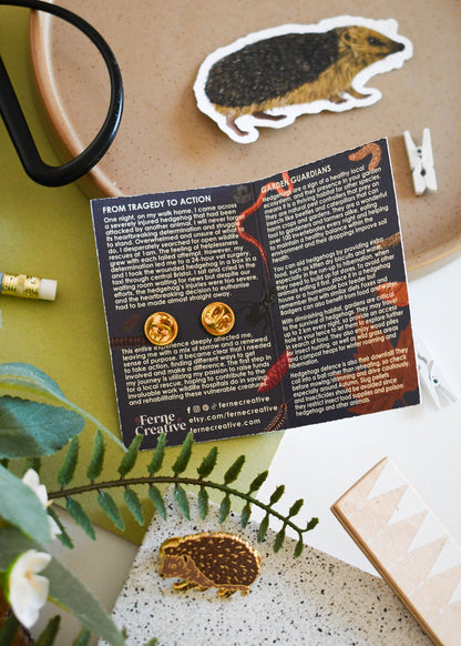 Hedgehog Charity Enamel Pin
