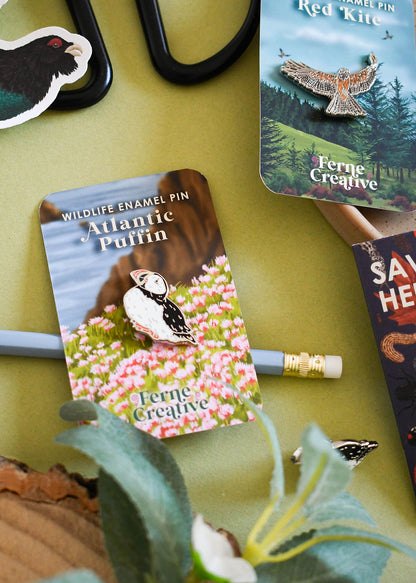 Atlantic Puffin Enamel Pin