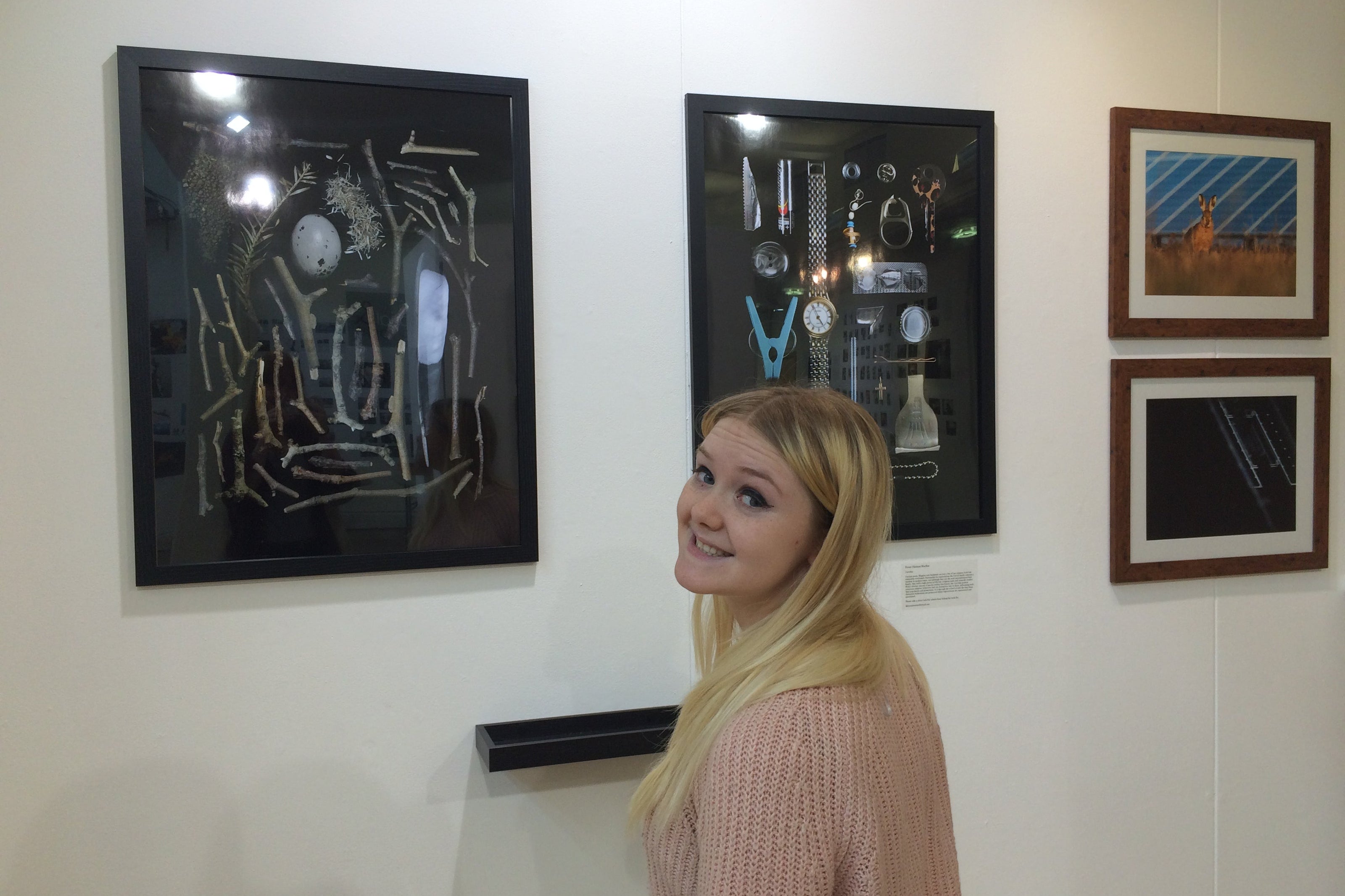 Ferne Creative at University with her Degree photography