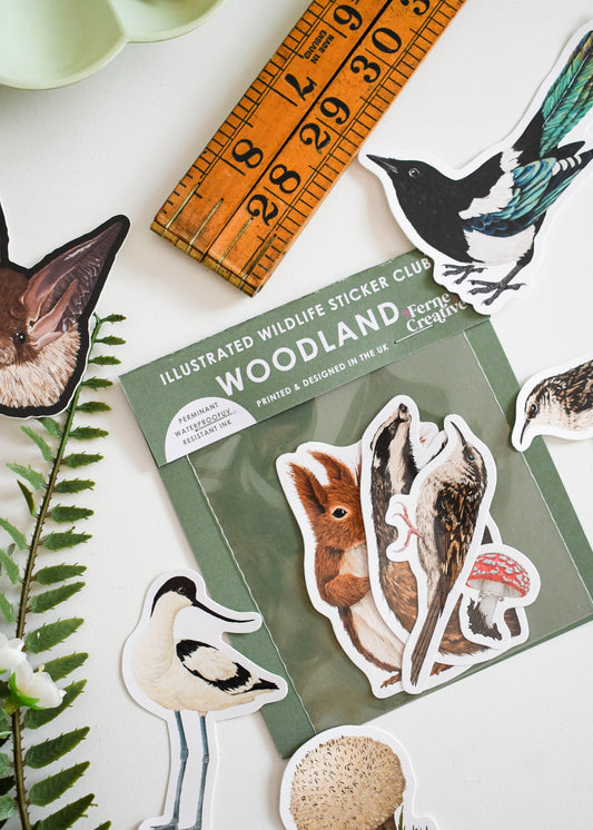 Woodland Wildlife Sticker Club - May Edition