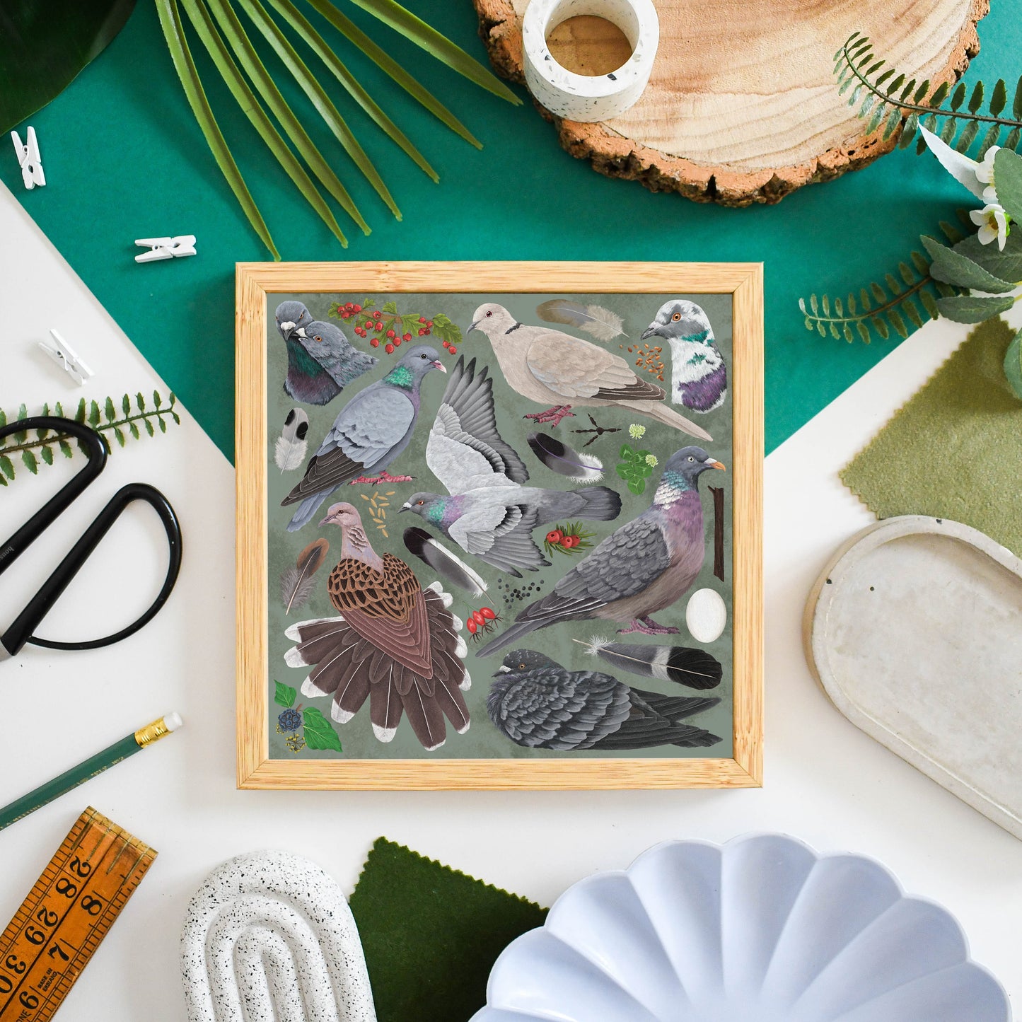 Pigeons and Doves Print