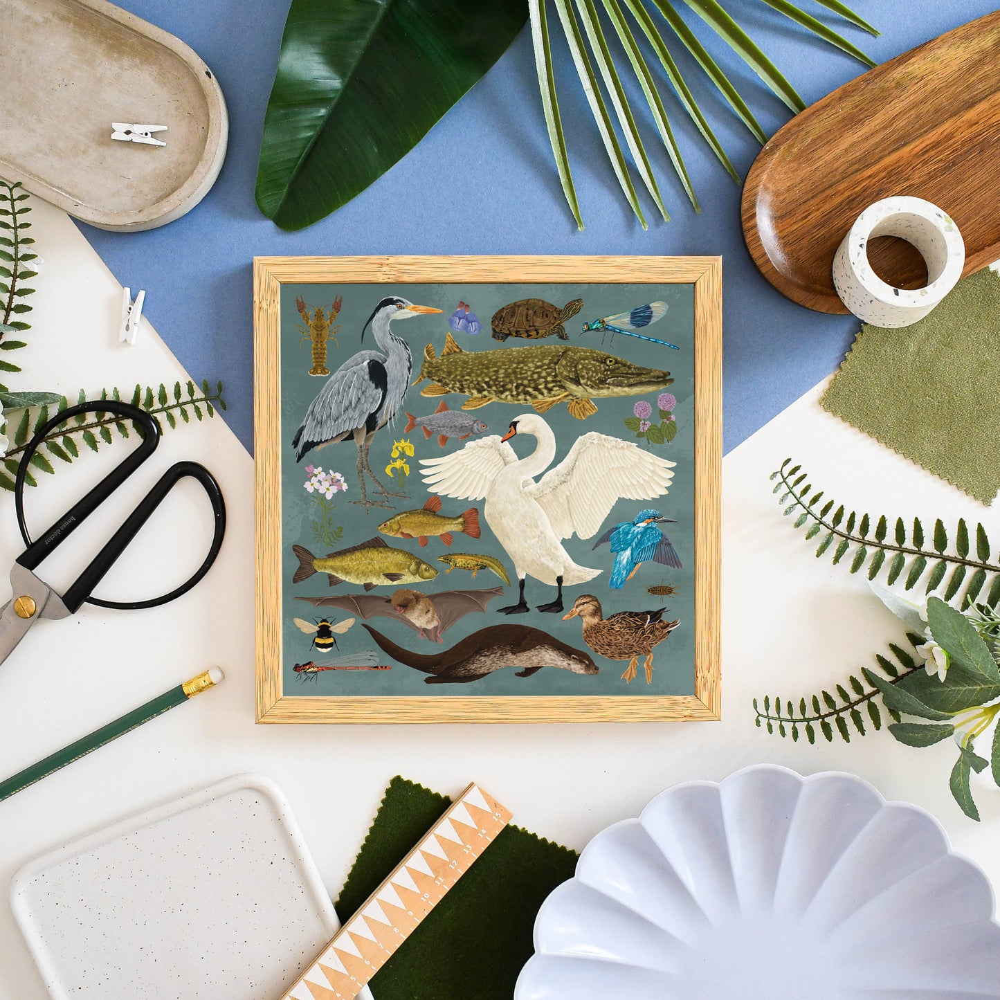 British Waterway Wildlife Print
