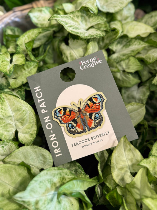 Peacock Butterfly Iron-on Patch