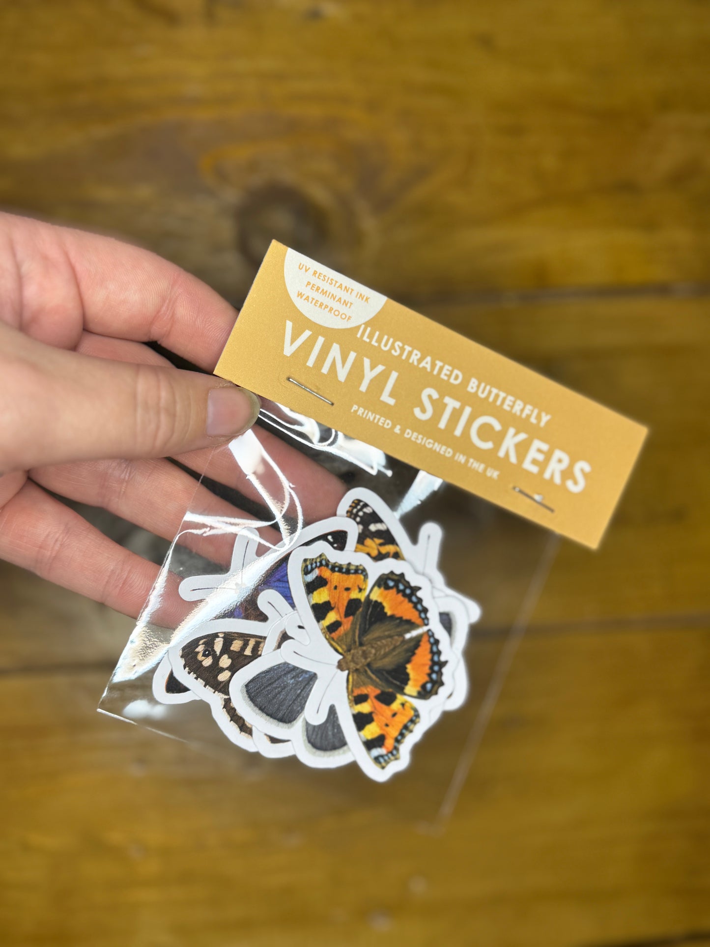 British Butterfly Vinyl Sticker Bundle