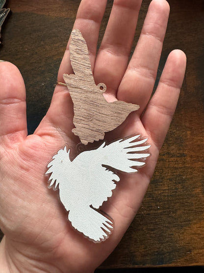 Seconds Hooded Crow & Magpie loose charms