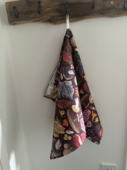 Fungi Tea Towel with Hanging Loop