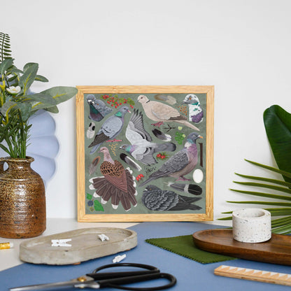 Pigeons and Doves Print