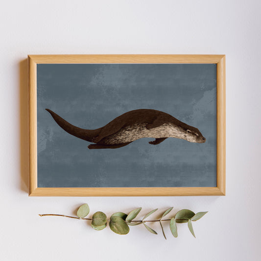 Eurasian Otter Print