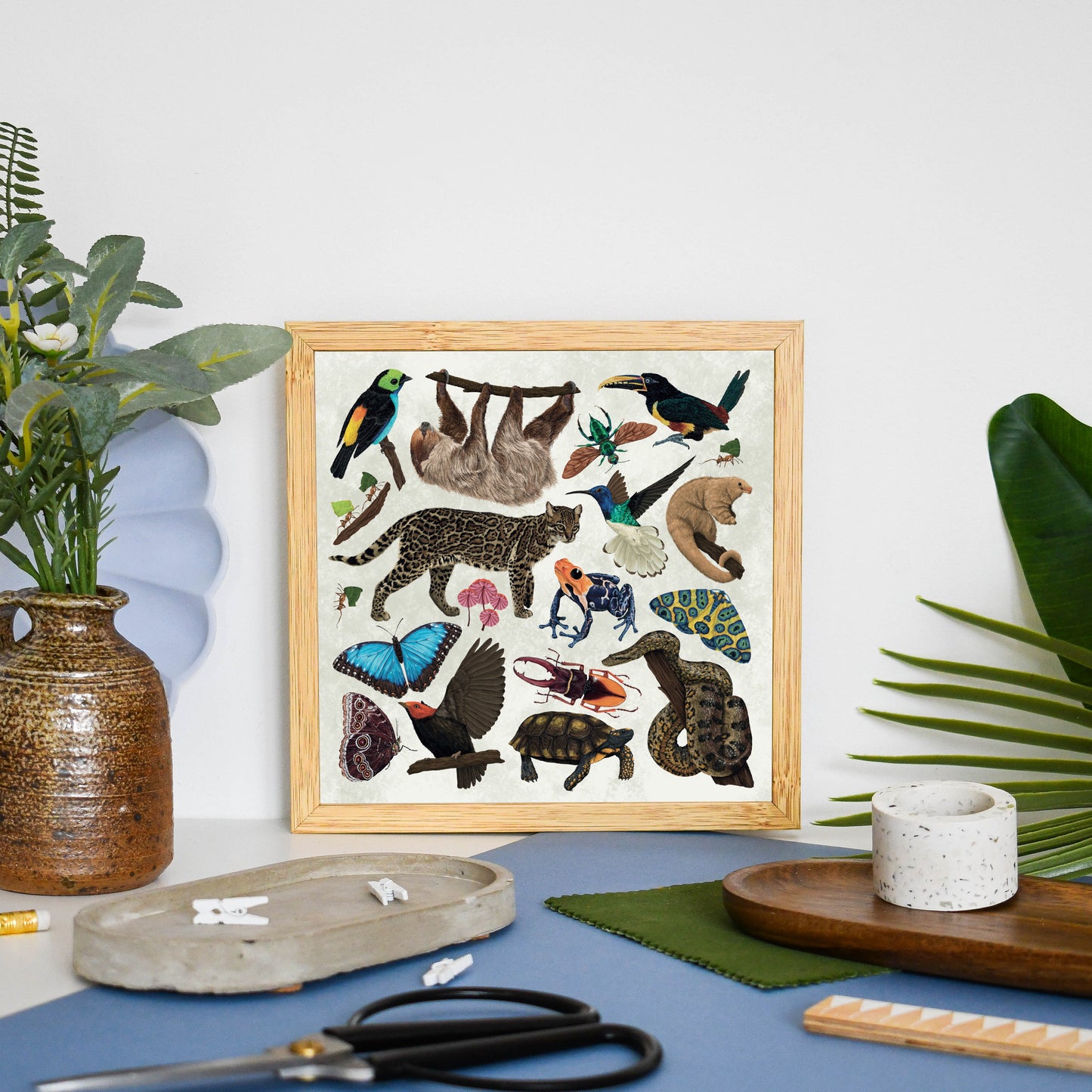 Amazon Wildlife Print