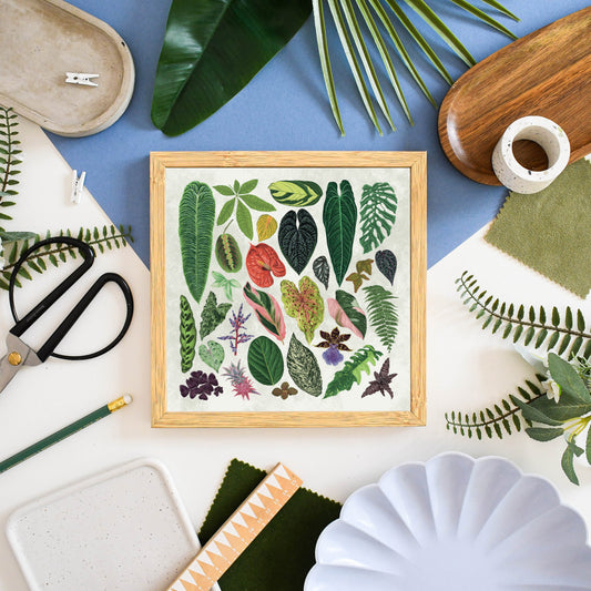 Tropical Houseplant Print