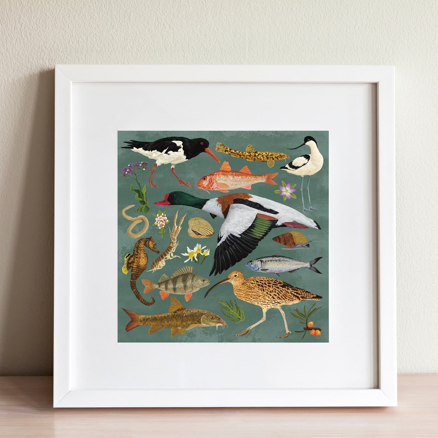 Estuary Wildlife Print