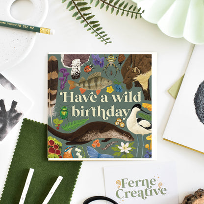 'Have a Wild Birthday' Wildlife Card